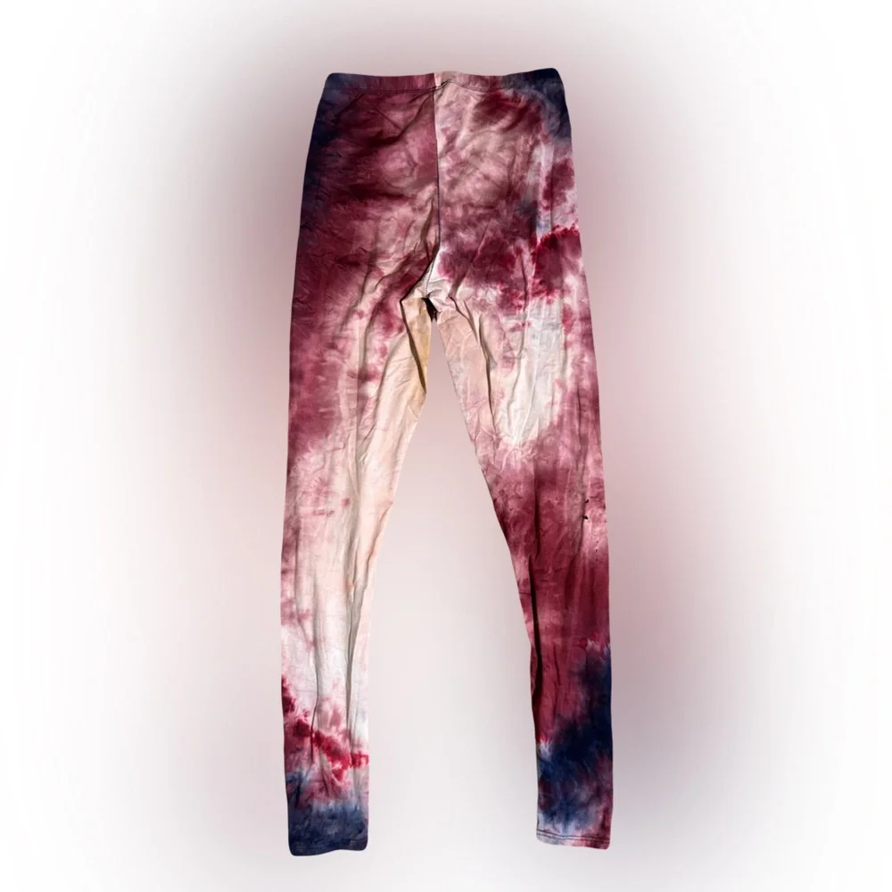 Pink Tie-Dye Leggings Medium